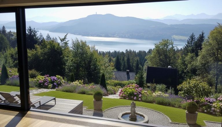 Ausblick von dem Haus was man bauen könnte