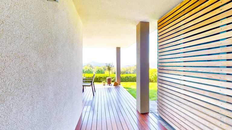 Durchgang Carport/Garten