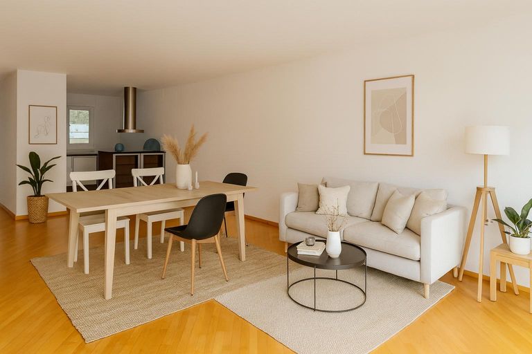 Landeck - Wohnung - Wohn-Ess-Kochbereich Visualisi