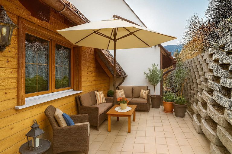 Landeck - Haus - Terrasse Visualisierung
