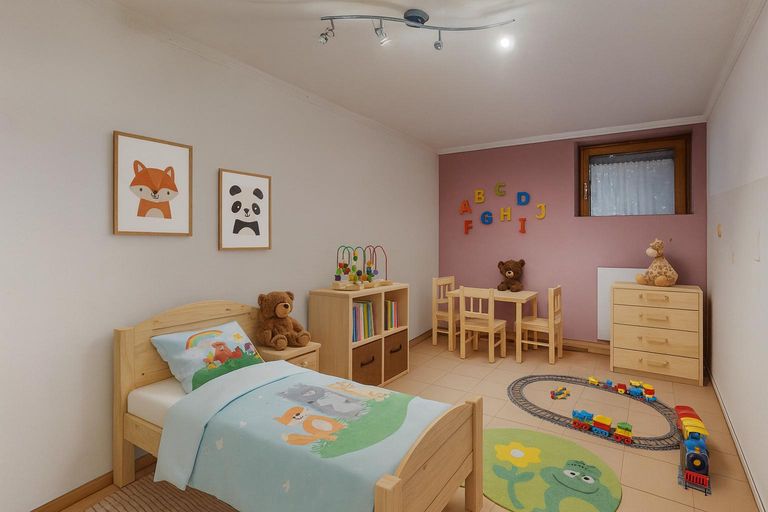 Landeck - Haus - Zimmer Rosa Visualisierung