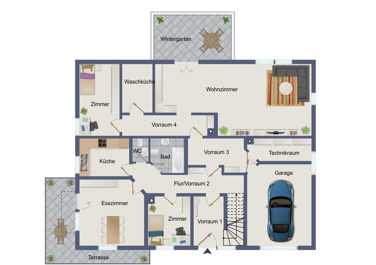 Grundriss Erdgeschoss