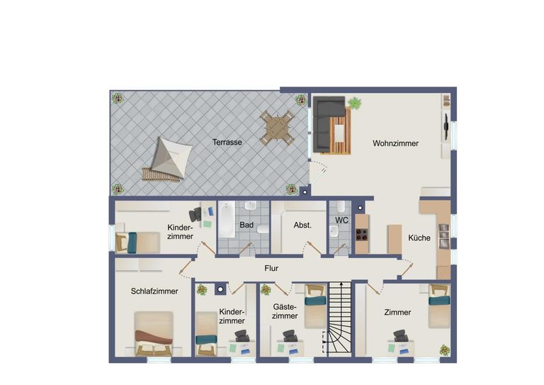 Grundriss Obergeschoss