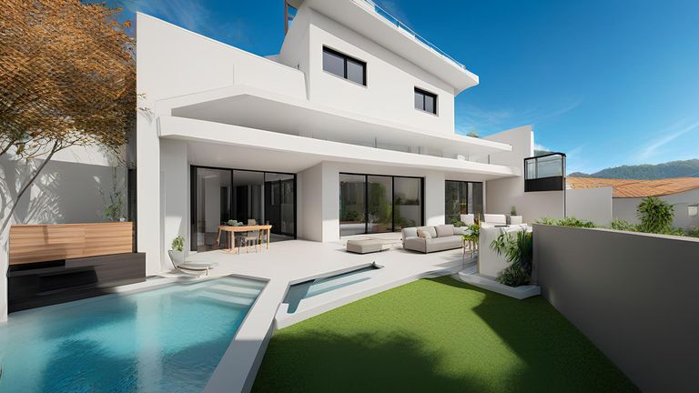 Virtual - Staging - Außenbereich/Terrasse