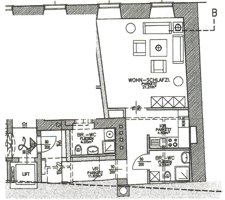 Grundriss (nicht Maßstabsgetreu)