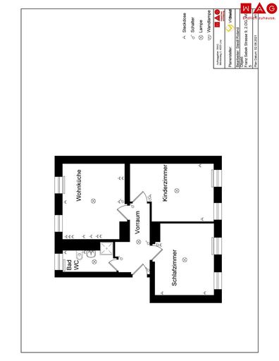 Plan Sebekstraße 9, 2. Stock - Tür 5