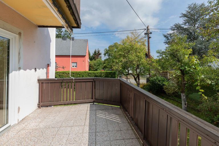 Terrasse Frühjahrsaufnahme