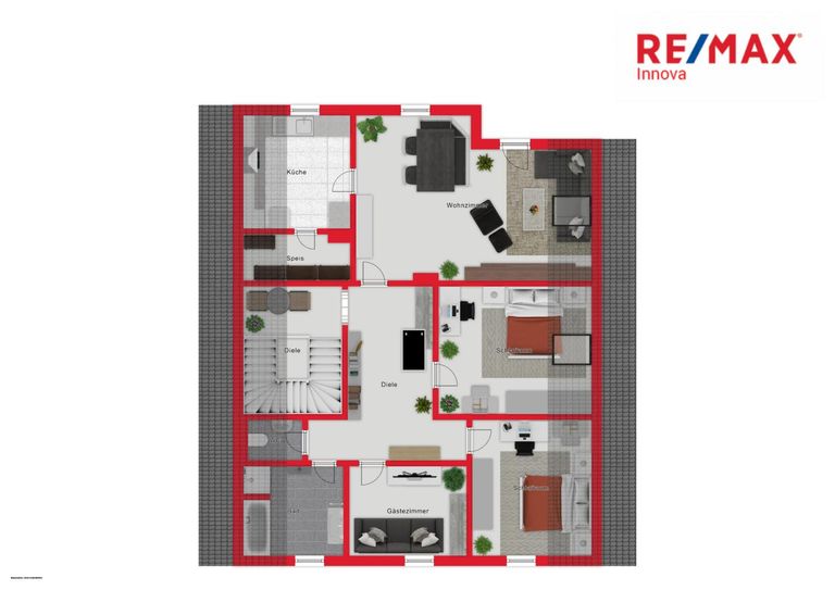 Obergeschoss Haus ALT