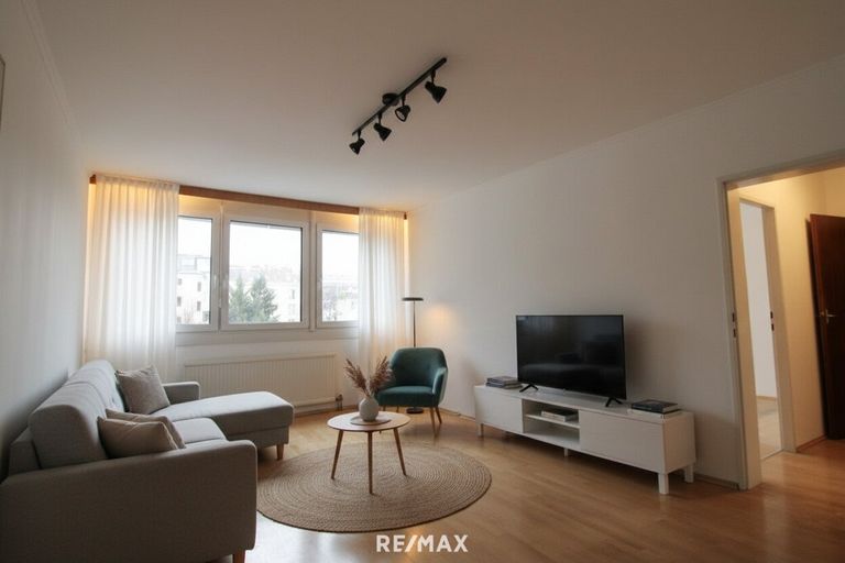 Wohnzimmer KI generiert