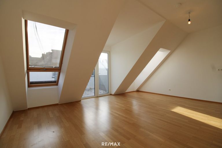 Wohnzimmer mit Dachflächenfenstern