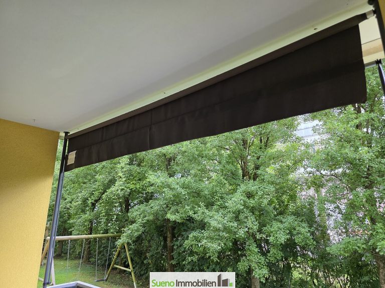 Sonnenschutz auf Loggia