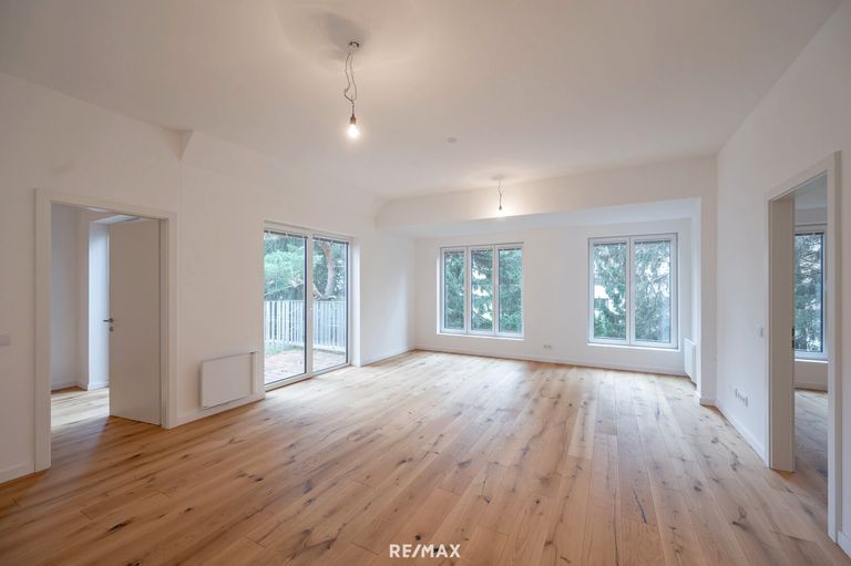 Grünblick auf der ruhigen Gartenseite