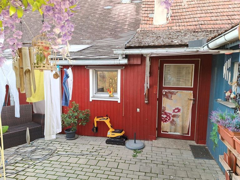 Hauseingang vom Garten