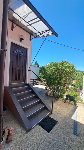 Eingangsbereich mit Blick zur vorderen Terrasse