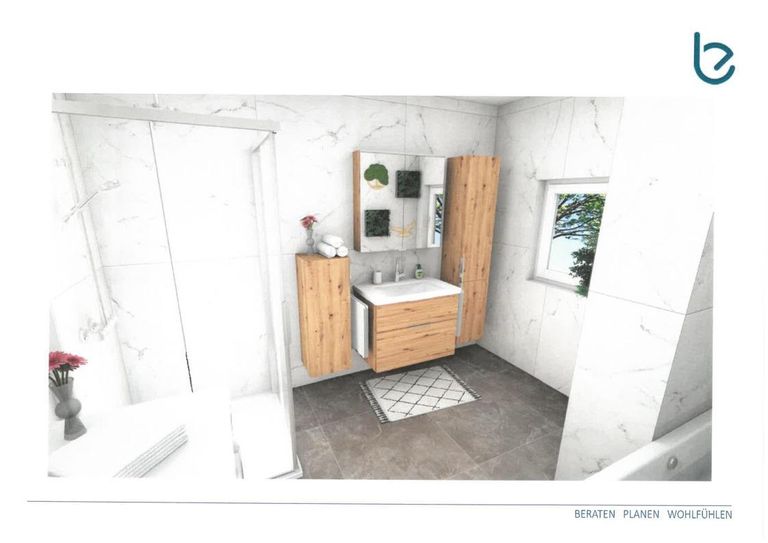 Badezimmer Rendering