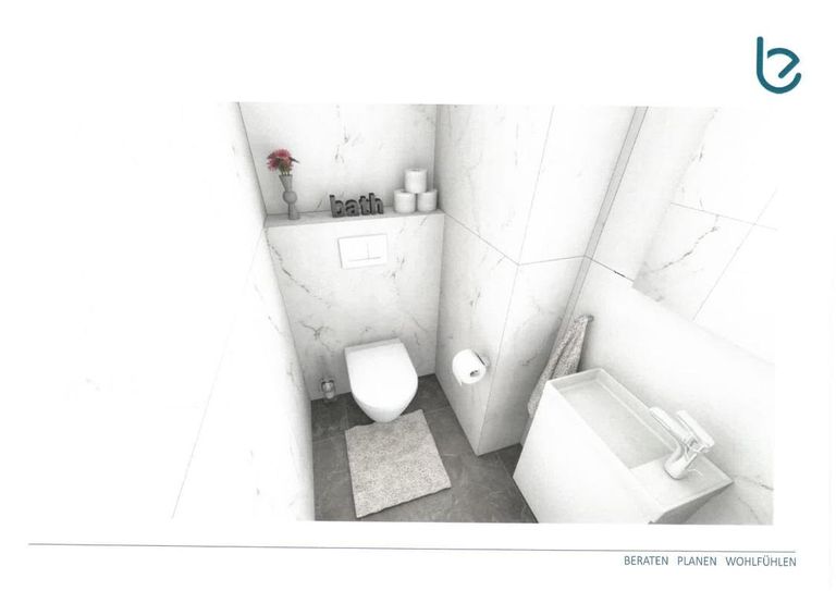 Badezimmer Rendering