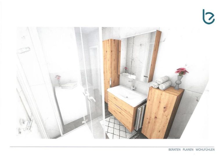 Badezimmer Rendering