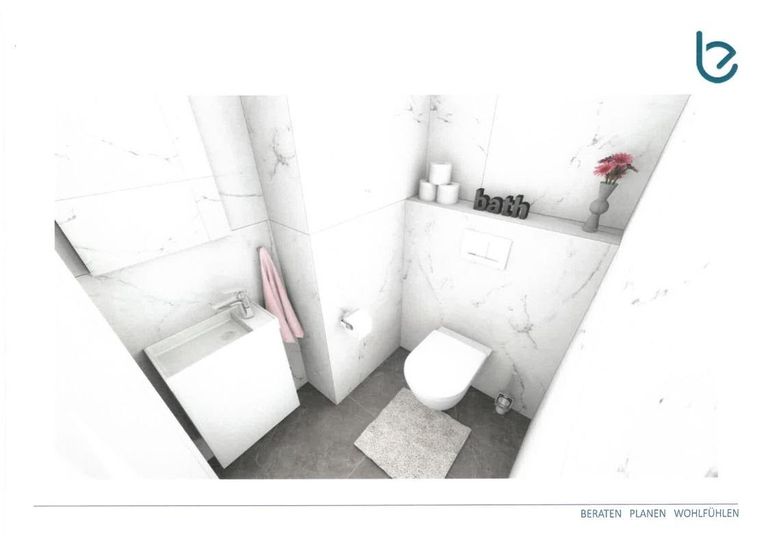 Badezimmer Rendering