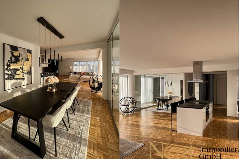 Wohn-, Koch- & Essbereich