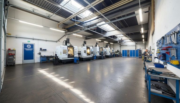 Lager-, / Produktionshalle Ausstattungsbeispiel