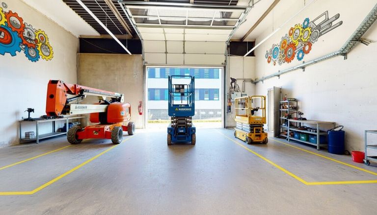 Lager-, / Produktionshalle Ausstattungsbeispiel