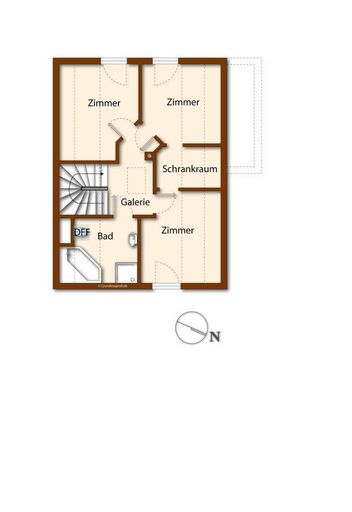 Grundriss für Kunde Dachgeschoss NEU