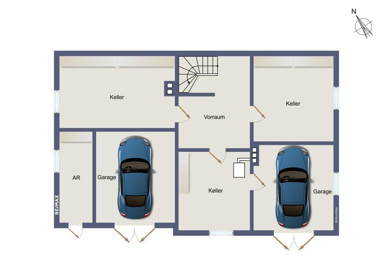 Grundriss Keller (schematisch)