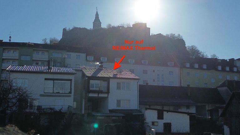 Drohnenansicht mit Bezeichnung
