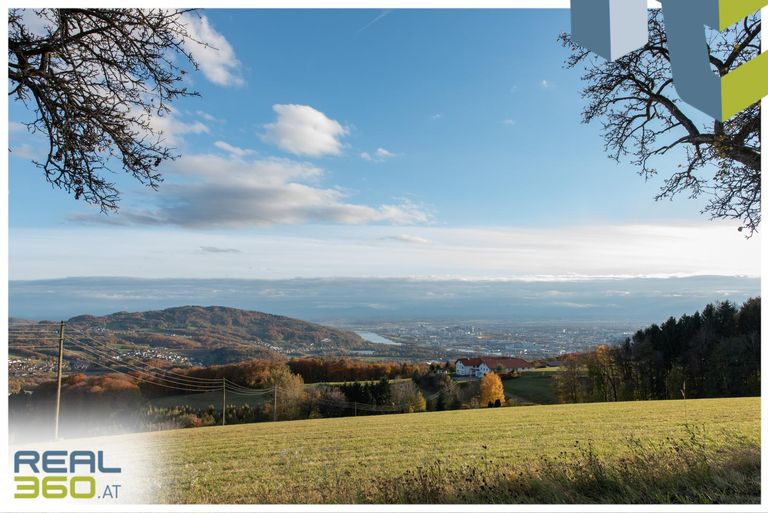 Blick auf die Stadt vom Spazierweg (3min entfernt)