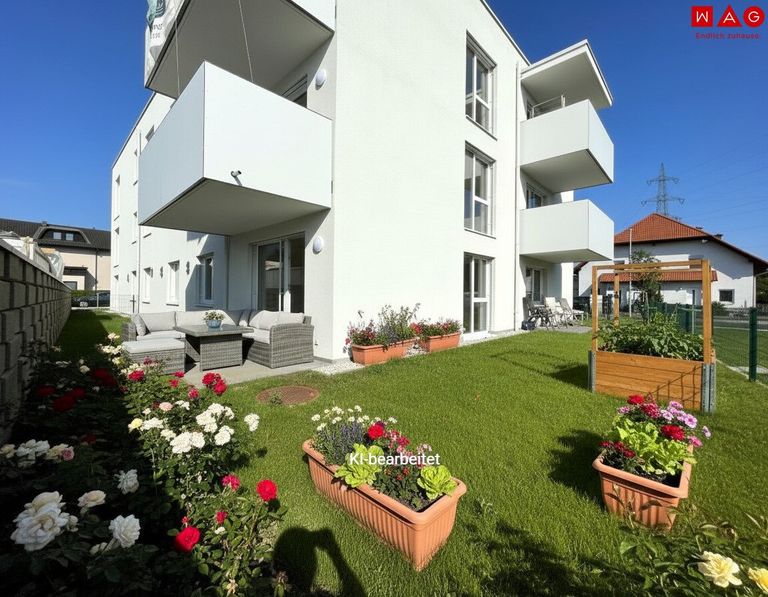 Möblierungsvorschlag Eigengarten KI generiert