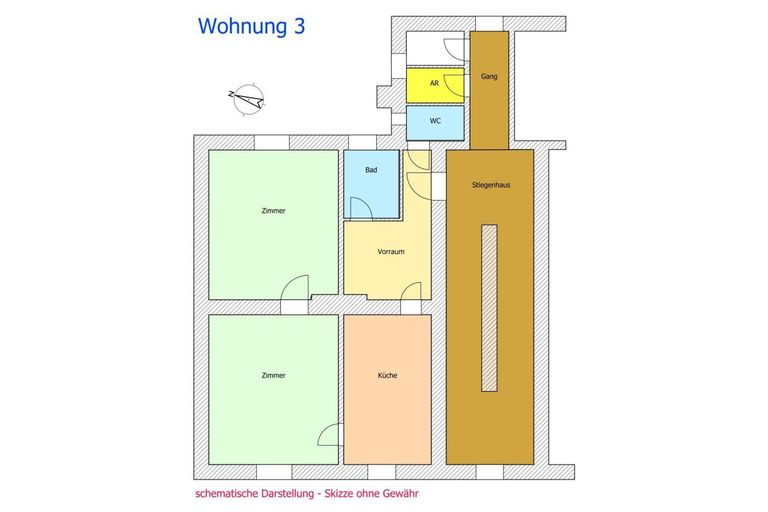 Grundriss Wohnung 3