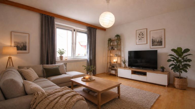 Zimmer 1, Einrichtungsbeispiel