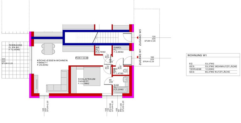 Wohnung EG_53 m² mit Garten