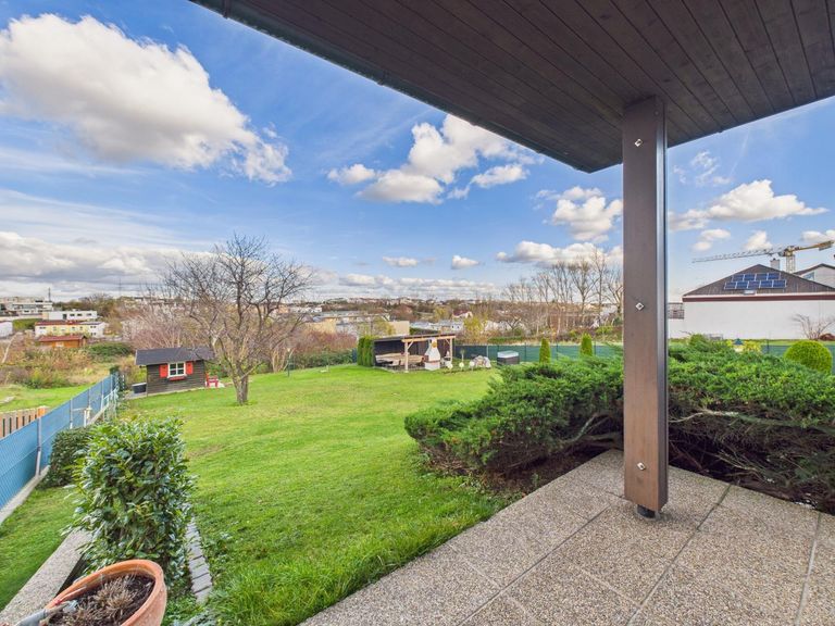 Bungalow Neusiedl/See, Terrassenblick