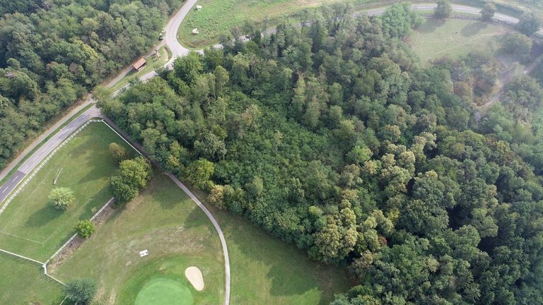 Blick auf die Liegenschaft