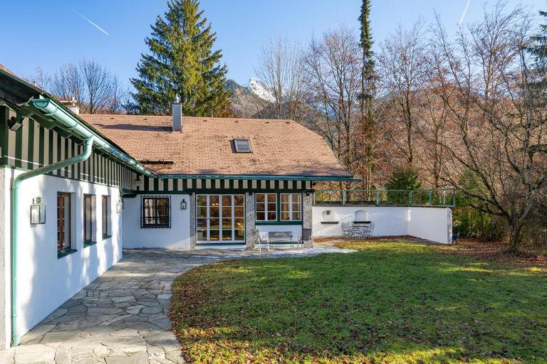 Terrassenbereich im Innenhof