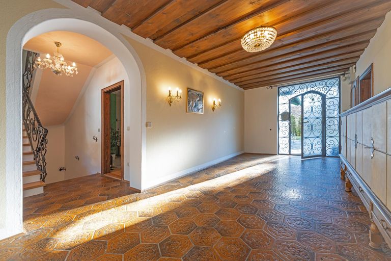 großzügiger Eingangsbereich mit Haustüre