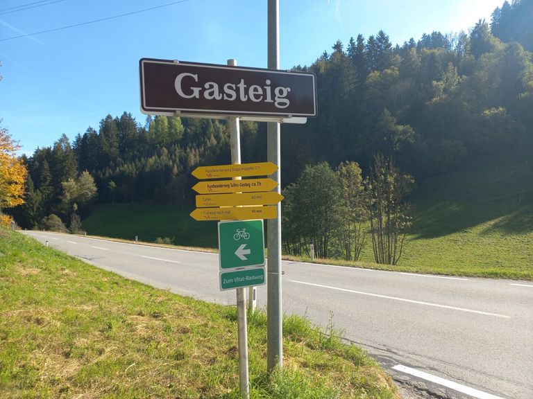 Wander- und Fahrradwege