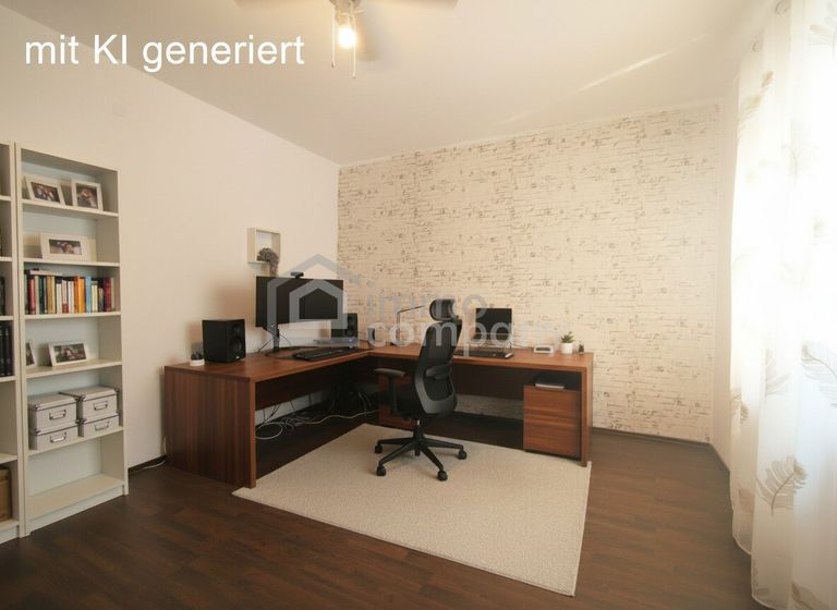Arbeitszimmer mit KI generiert