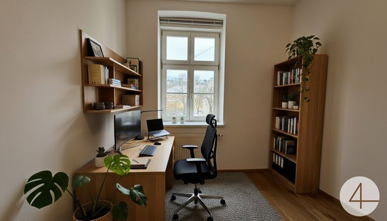 Zimmer als Büro KI
