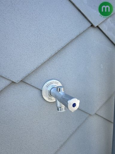 Wasseranschluss auf der Terrasse