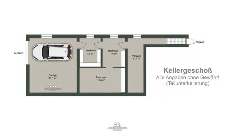 Grundriss Kellergeschoß HAUS 2