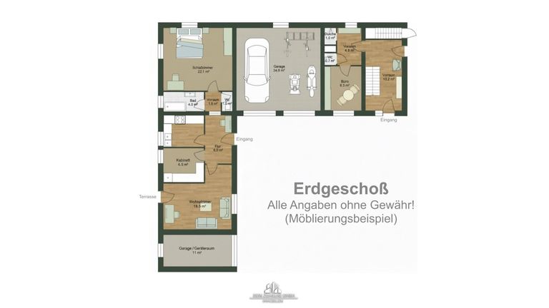 Grundriss Erdgeschoß HAUS 2