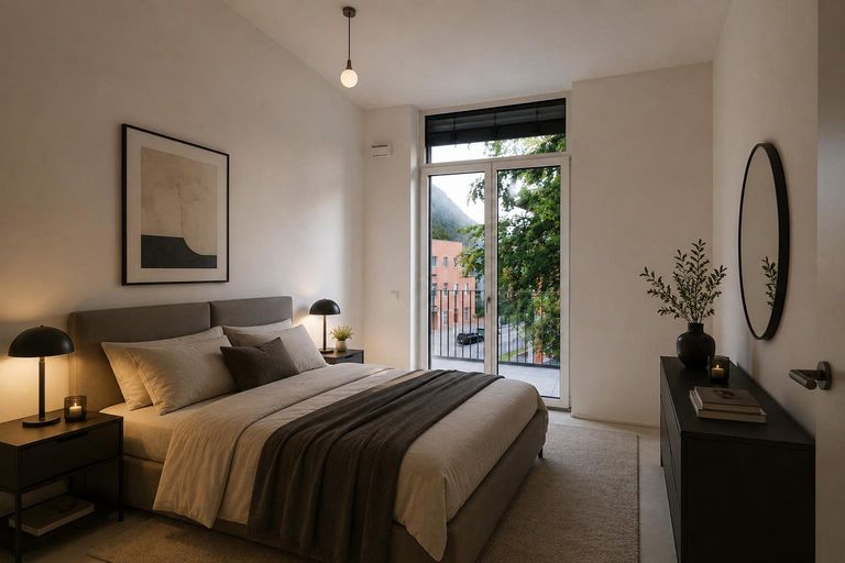 Schlafzimmer mit Möbel 1.1