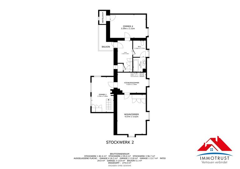 Plan 1. Obergeschoss