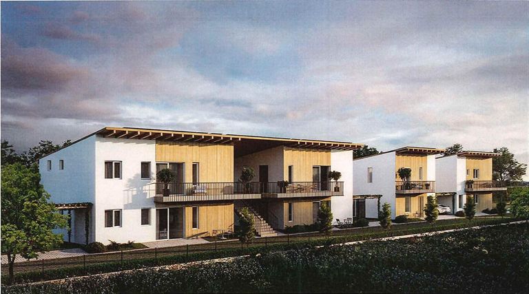 6. Projektbild von außen Wohnungen