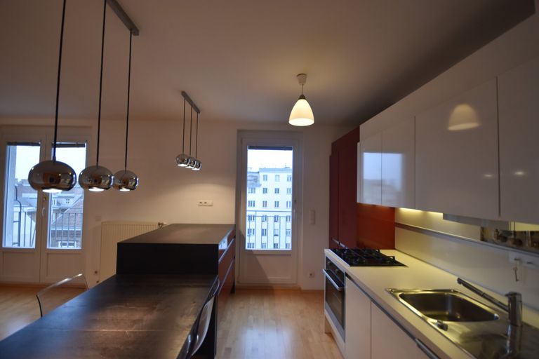 Ansicht - Moderne 2 Zimmer Wohnung mit großem Balkon und Weitblick Miete 4. Bezirk Wien