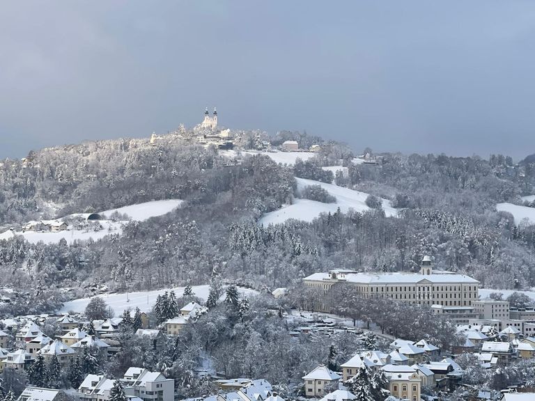 Ausblick Pöstlingberg im Winter