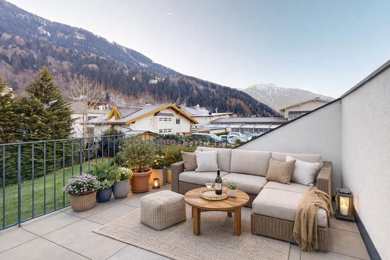 Zams - Haus - Balkon Visualisierung