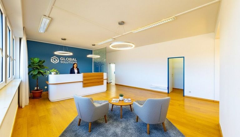 Ausstattungsbeispiel Büro 1/Empfang